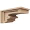 Ekena Millwork 6"W x 12"D x 6"H Wide Highland Rough Cedar Woodgrain TimberThane Corbel, Primed Tan CORUR06X12X06HLDRCPR - alternate 1